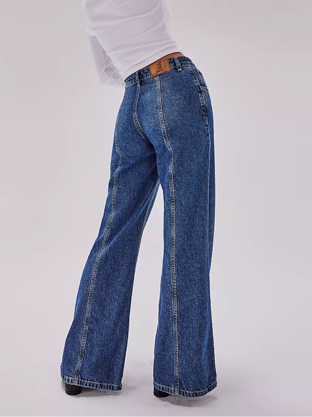 Free People We The Free Wallflower Wide-Leg Jeans - Picture 2 of 15